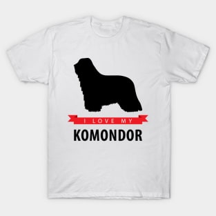 I Love My Komondor T-Shirt